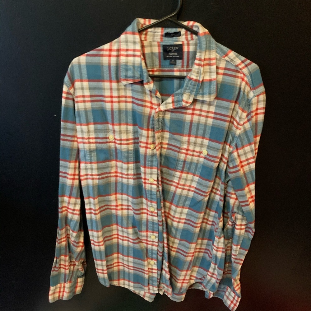 J crew flannel button down